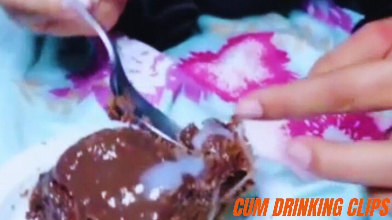 Amateur video of man cumming on cake, cake with sperm, cum jizz, sperm fetish on cake, eating cum