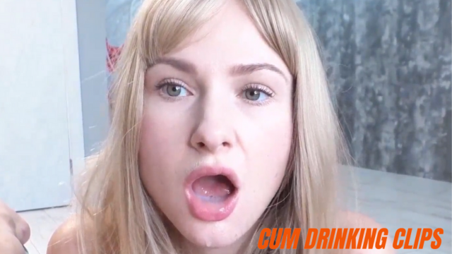 Horny German wife blowjob and swallowing husband’s sperm