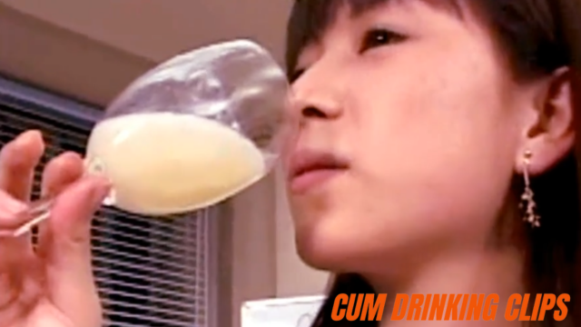 Oriental woman tasting sperm from Japanese group – Cum Swallow 00222