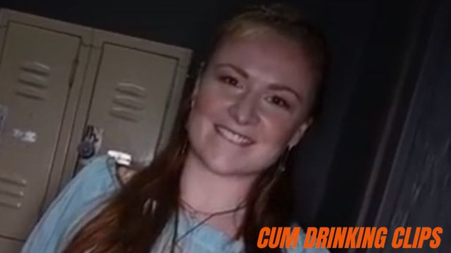 Natural redhead Yaya Gingersnatch swallowing cum at gloryhole
