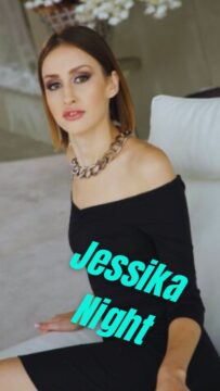 Jessika Night PERFORMER AKA Jessika Bloom, Jessica Night, Jessika, Jessika Slim BIRTHDAY August 5, 1990 ASTROLOGY Leo BIRTHPLACE Ukraine ETHNICITY Caucasian NATIONALITY Ukrainian HAIR COLOR Brown HEIGHT 6 feet, 0 inches (183 cm) WEIGHT92 lbs (42 kg) MEASUREMENTS 32B-26-34TATTOOS Flower left lower belly