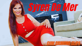 MILF Syren De Mer redhead mature woman, woman wearing red, naked woman onlyfans