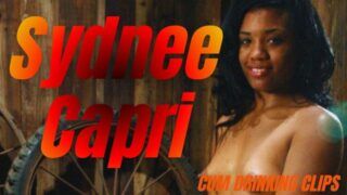 Hot ebony Sydnee Capri nude