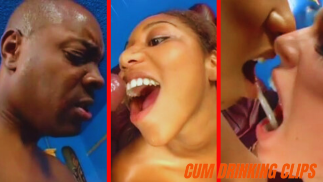 Jessica Jammer swallowing interracial cumswap – Feat. Amber Love