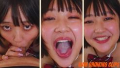 Asian amateur wife blowjob POV and swallowing sperm