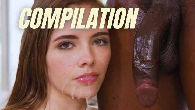 Women swallowing cum in video compilation