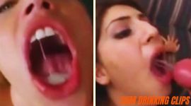 Compilation of women swallowing sperm in Bukkake