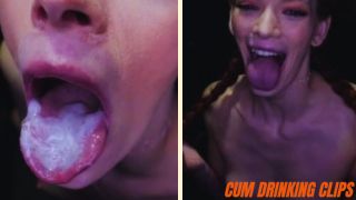 Erin Everheart swallowing 9 loads at a glory hole