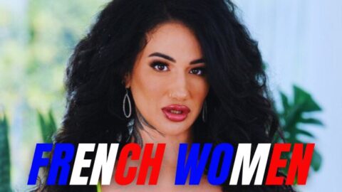 French women swallowing cum in a porn video