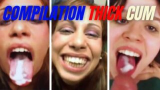Women drinking thick jizz – Compilation