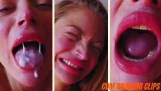 Russian woman deepthroating rimming and swallowing cum – Dina Joy